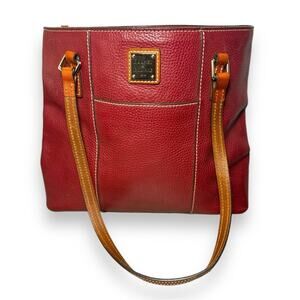 Dooney and Bourke Pebble Grain Small Lexington in Bordeaux
